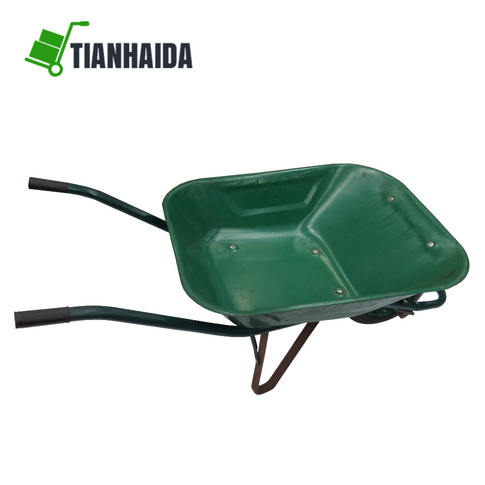 wb6400 heavy duty large  Steel wheel barrow with air wheel