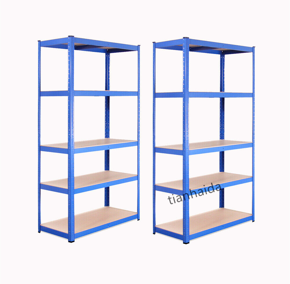 TIANHAIDA High Quality Metal Steel shelves Commercial Light Duty folding storage rack Shelving Unit Widely Used Warehouse