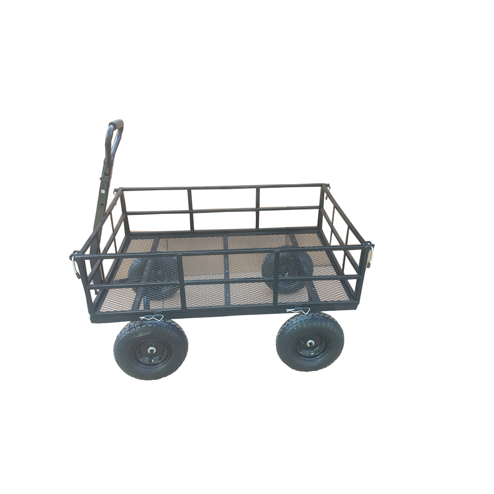 TIANHAIDA Latest scientific research technology used small garden cart plastic garden aluminum garden cart with four wheels