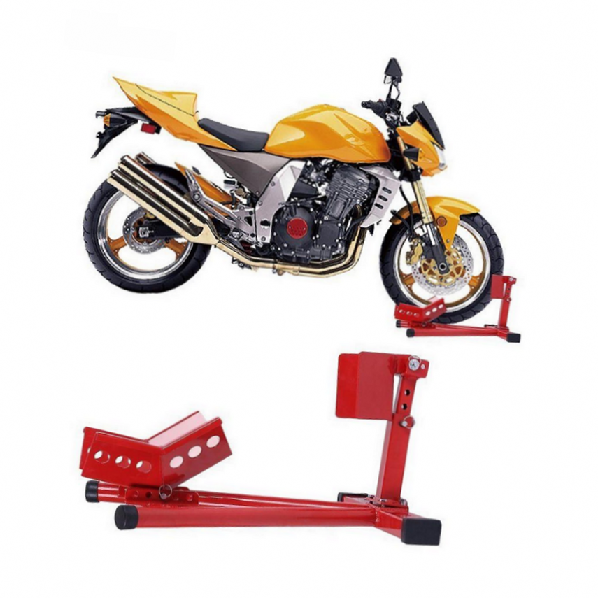 Auto Bike Shop Garage Motorcycle Stand Reliable Bike Front Wheel Chock Lift Stand