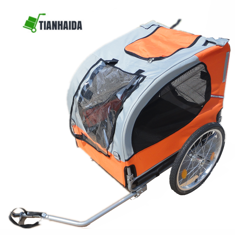 Wholesale supply bicycle trailer folding cargo / dog bike trailer for sale