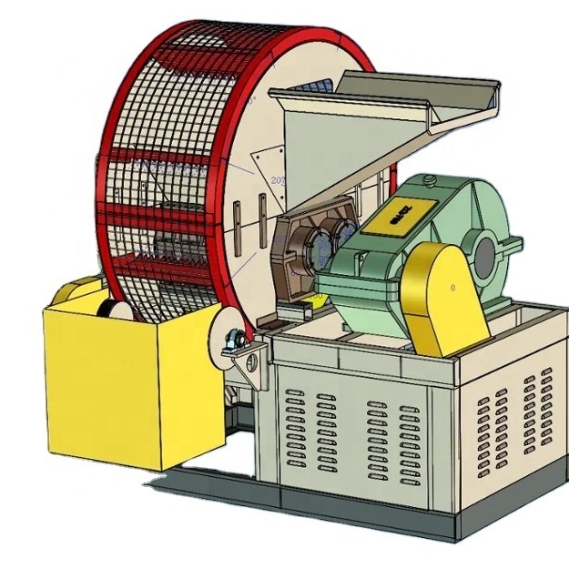 Pyrolysis Machine Granulator Machine For Plastic Tire Bead Breaker