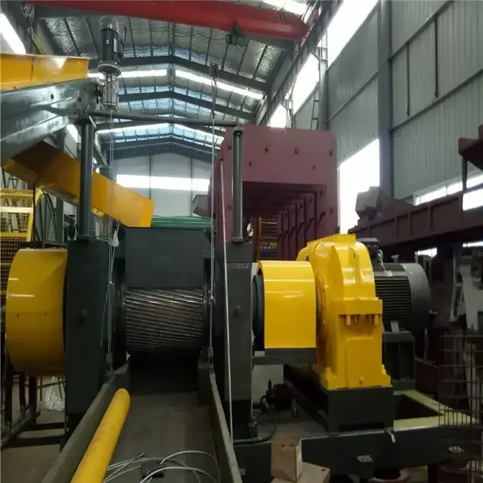 Recycled  Rubber Mat Machine Old Tyre Recycling Machine Scraps Tire Shredder Tyre Recycle Machine