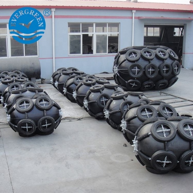 Rubber fender used airplane tyre