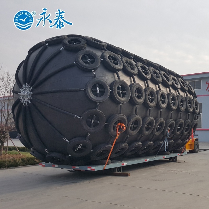 Pneumatic  Rubber Fender With Airplane Tyre  Float