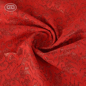 Hot selling cheap fancy polyester bonding full gilltter cord african lace fabrics