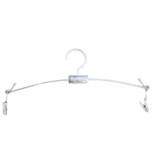 Chinese Factory Metal Shinning Silver Lingerie Clothes Hook Underwear Hanger