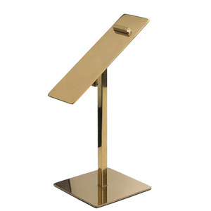 Luxury metal shoe display stand for shop