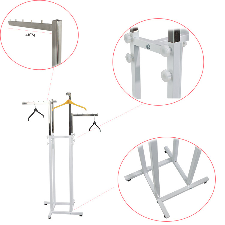 Clothes Shelving Durable Heavy Duty Garment Rack Metal New Type Clothes Hanger Rack