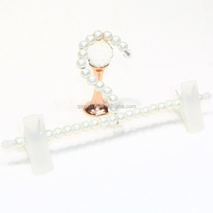 Plastic pearl pants hanger for children clothes display