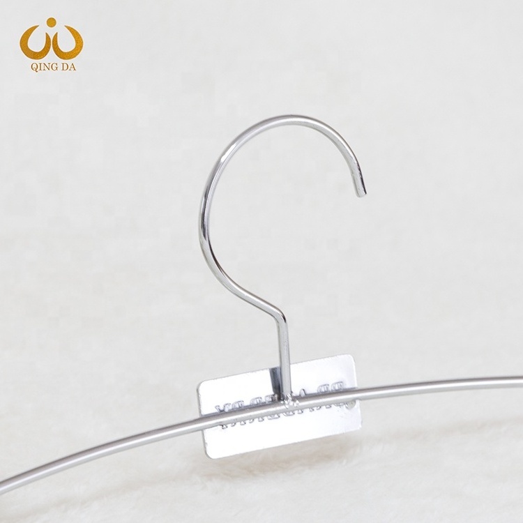 Chinese Factory Metal Shinning Silver Lingerie Clothes Hook Underwear Hanger