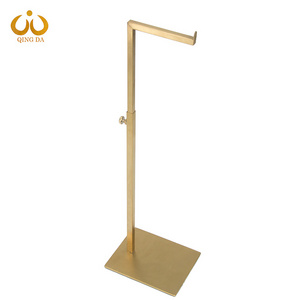 Hot sale adjustable hand bag stand metal racks for hanging bag display handbag