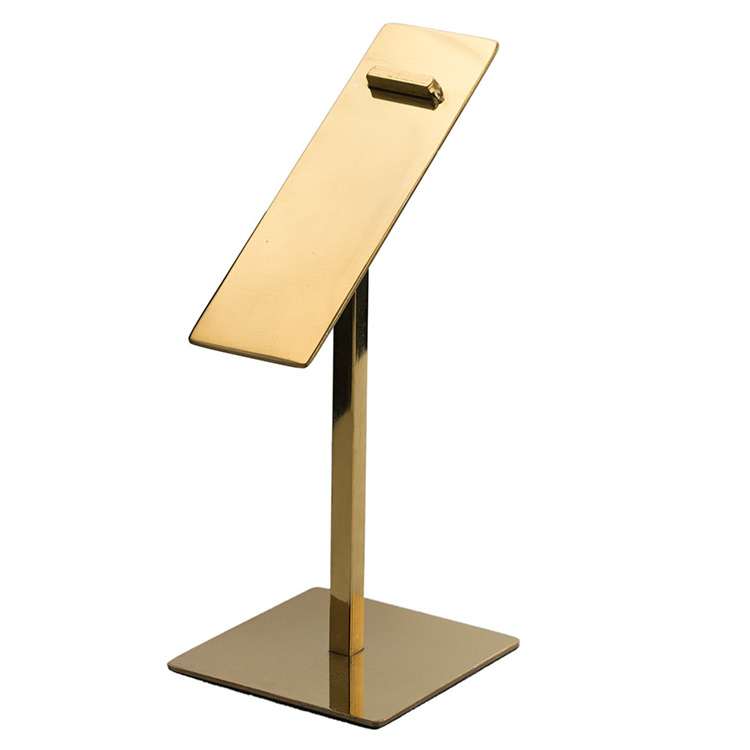 Luxury metal shoe display stand for shop