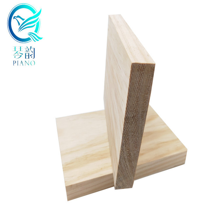 FSC CE certificated 25mm and 40mm pine poplar fir spruce paulownia wood finger jointed laminated board