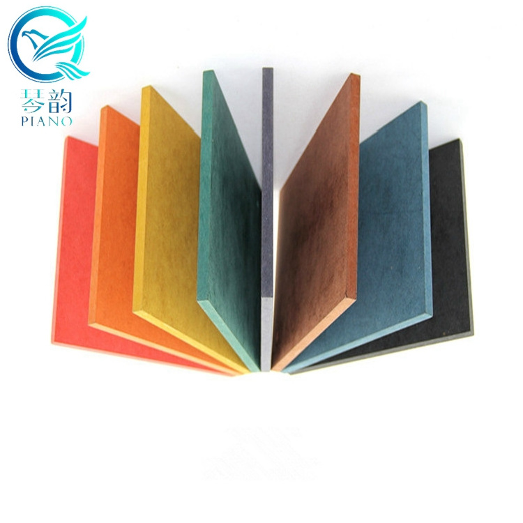 multiple color plain mdf board can be film faced by melamine or HPL