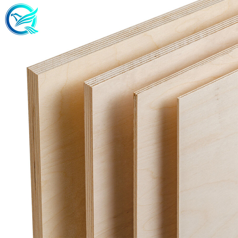 1/8 white or wood grain birch laminated plywood sheet / melamine plywood