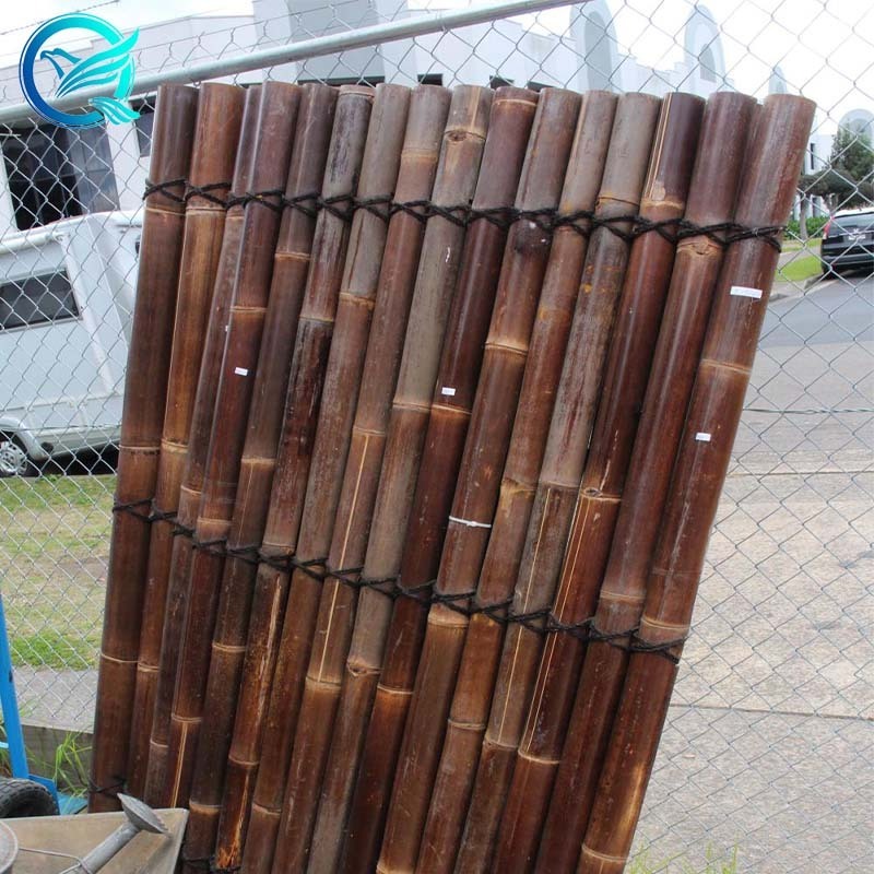 composite bamboo roll fence panels for bamboo fencing