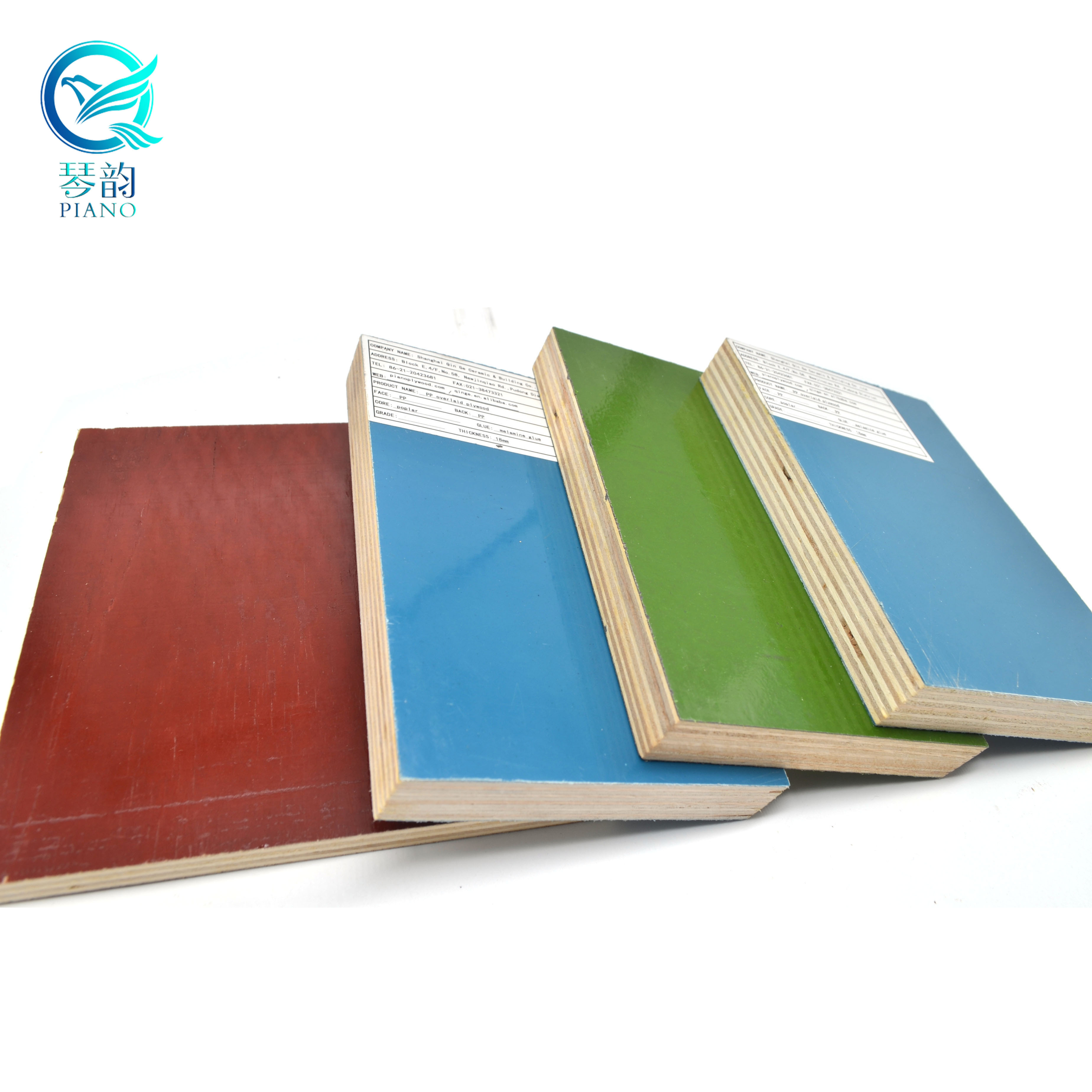 Shuttering Plates Pvc Plywood Formwork Board Panels Plastik Replacable Surface China