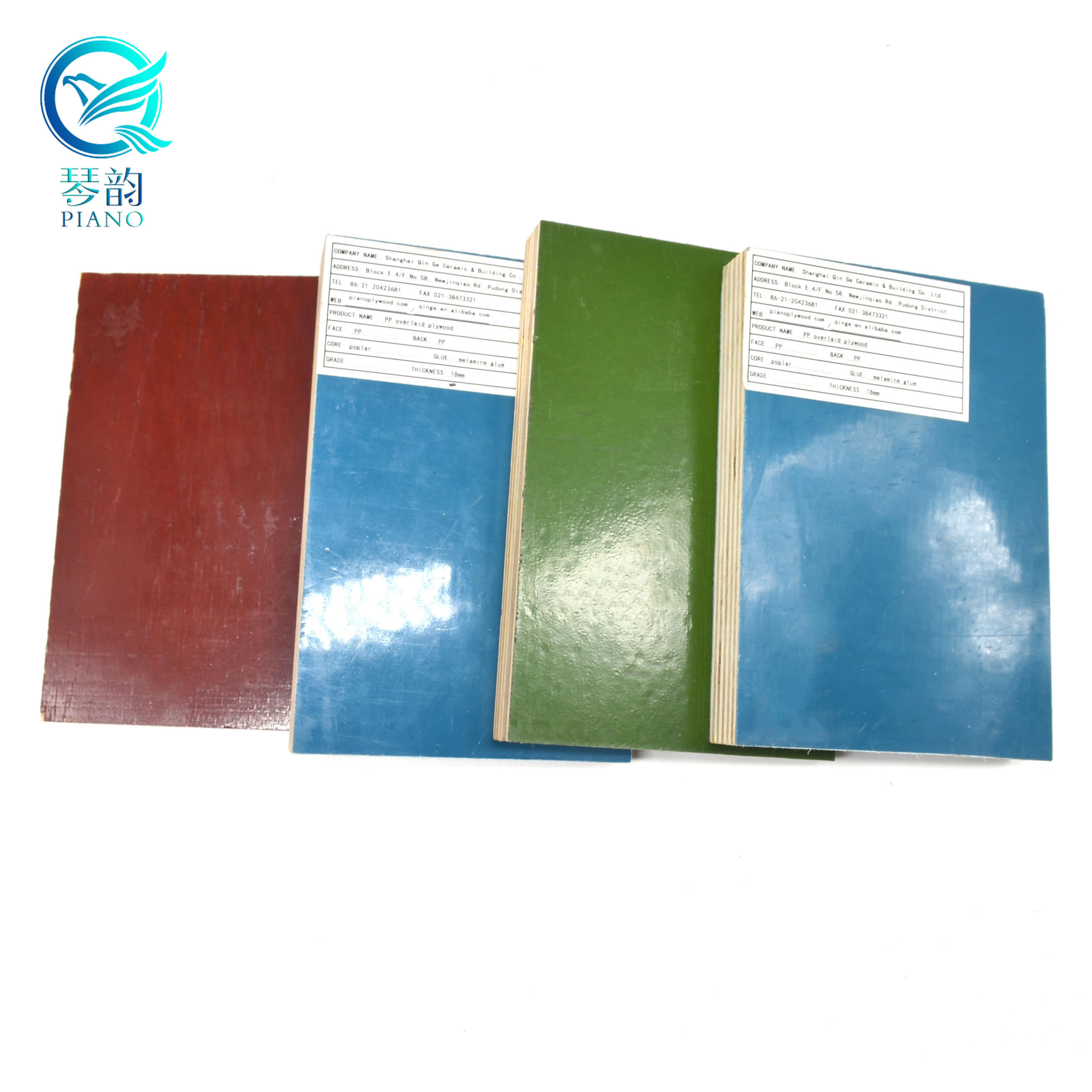 Shuttering Plates Pvc Plywood Formwork Board Panels Plastik Replacable Surface China