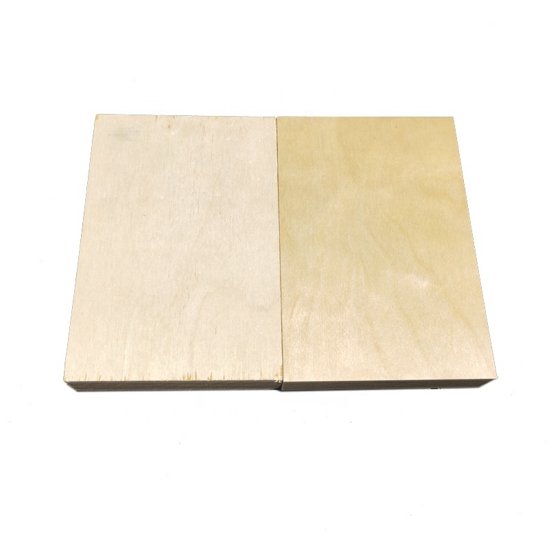 singer high grade 18mm 5x10 uv coating poplar core birch veneer face plywood for furniture decoration