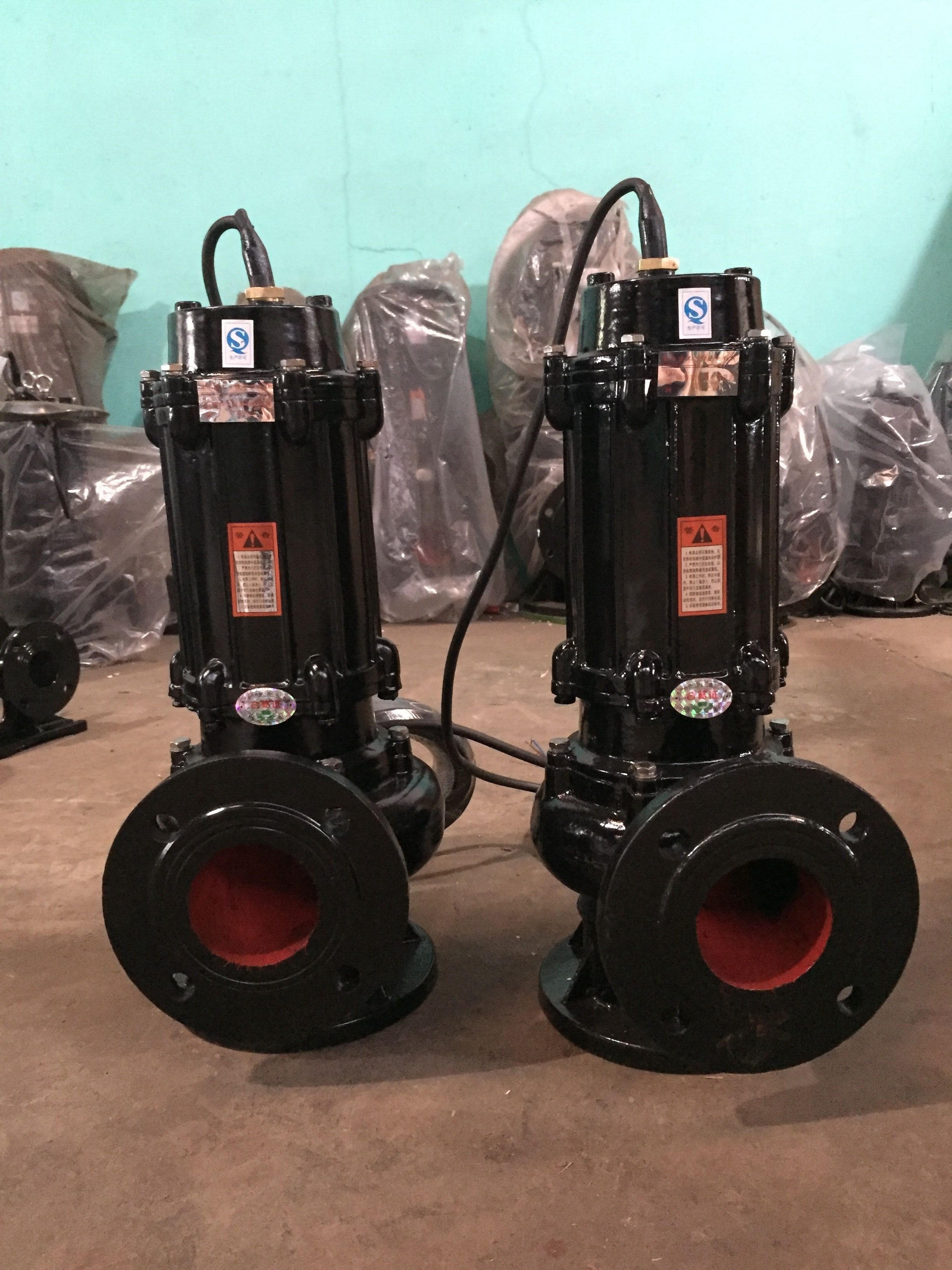 wq wearable centrifugal  submersible lake water sewage pump price list cast iron 5hp or dirty water basement pump