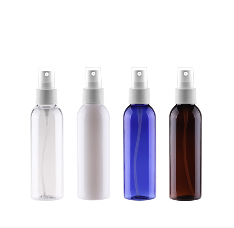 clear amber blue plastic 30ml 50ml 100ml empty PET lotion shampoo bottle plastic bottle for toner with flip cap