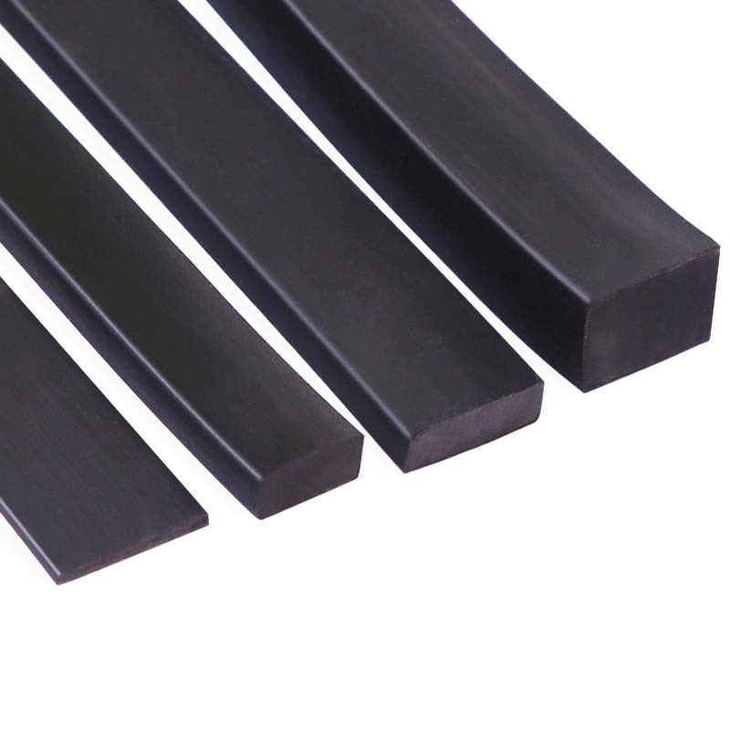 High quality strips epdm solid rubber strips custom EPDM extrusion strip with logo