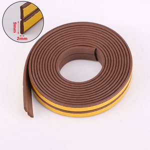 EPDM self adhesive foam E D P seal strip door weather stripping foam rubber seal