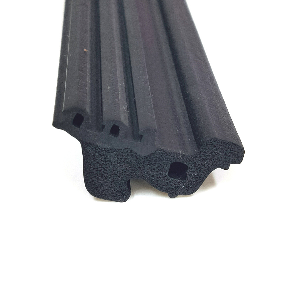 Noiseproof and wind proof EPDM extrusion profiles sponge EPDM material foaming rubber seals strip Composite Rubber Seal strip