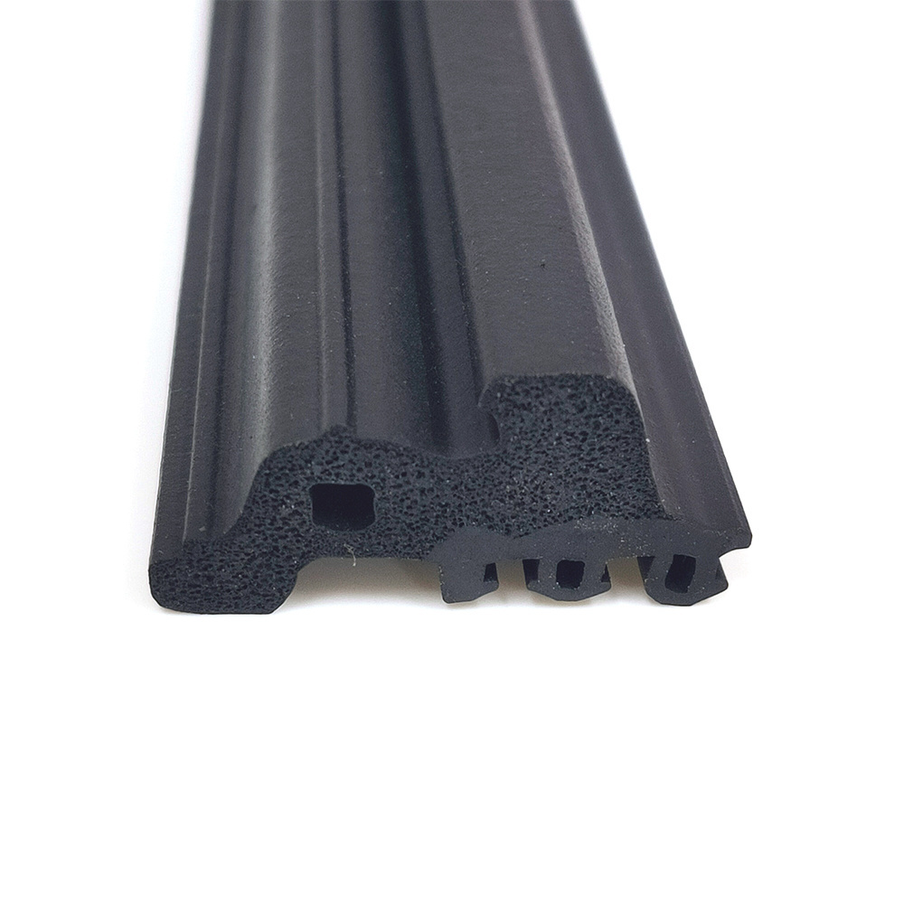 Noiseproof and wind proof EPDM extrusion profiles sponge EPDM material foaming rubber seals strip Composite Rubber Seal strip