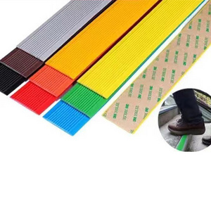 Stair nosing PVC sealing strip Stair tread transition strips Non-slip PVC Rubber Strips for Stairs