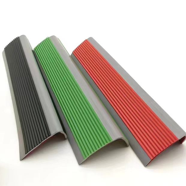 Pvc Stair Treads Pvc Stair Non-slip Strip Right-angle L-shaped Anti-collision Step Edge Trim Strips Stair Nosing