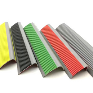 Pvc Insert Rubber Stair Nosing Anti-skid Aluminium Stair Nosing Self Adhesive Stair Anti Slip Nosing