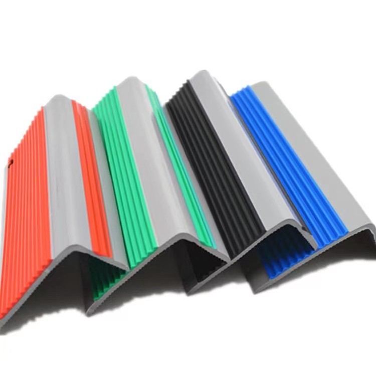 Anti-slip Step Cover Non Slip Stairs Nosing Pvc Rubber Stair Nosing Strip