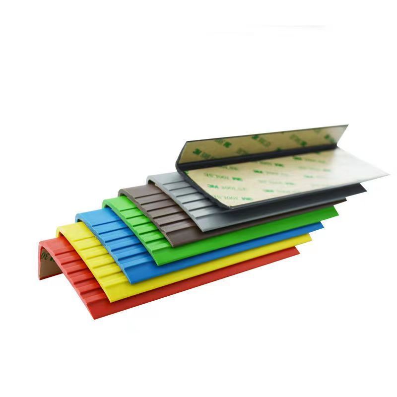 Stair nosing PVC sealing strip Stair tread transition strips Non-slip PVC Rubber Strips for Stairs