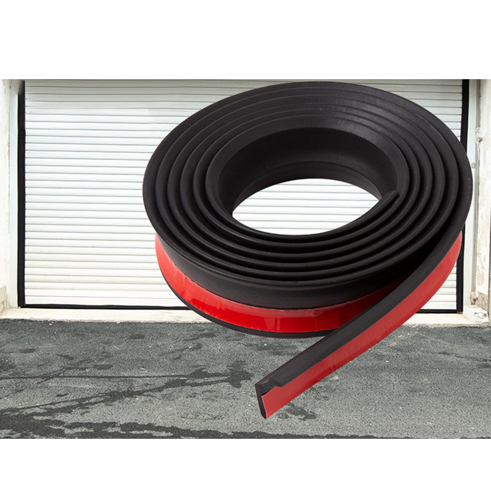 2023 Garage door Bottom Rubber Bottom Threshold Side Seal Strip Weatherstrip Top and Side Garage Door Floor Threshold Seal