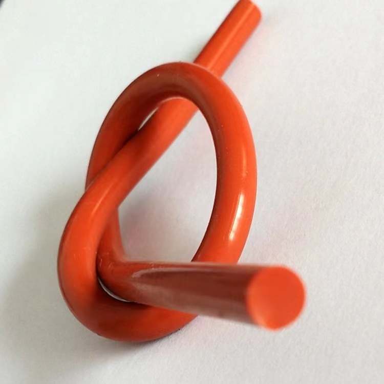 high temperature heat resistant solid silicone O ring seal rod soft hallow foam extrusion round rubber gasket spacer PVC cord