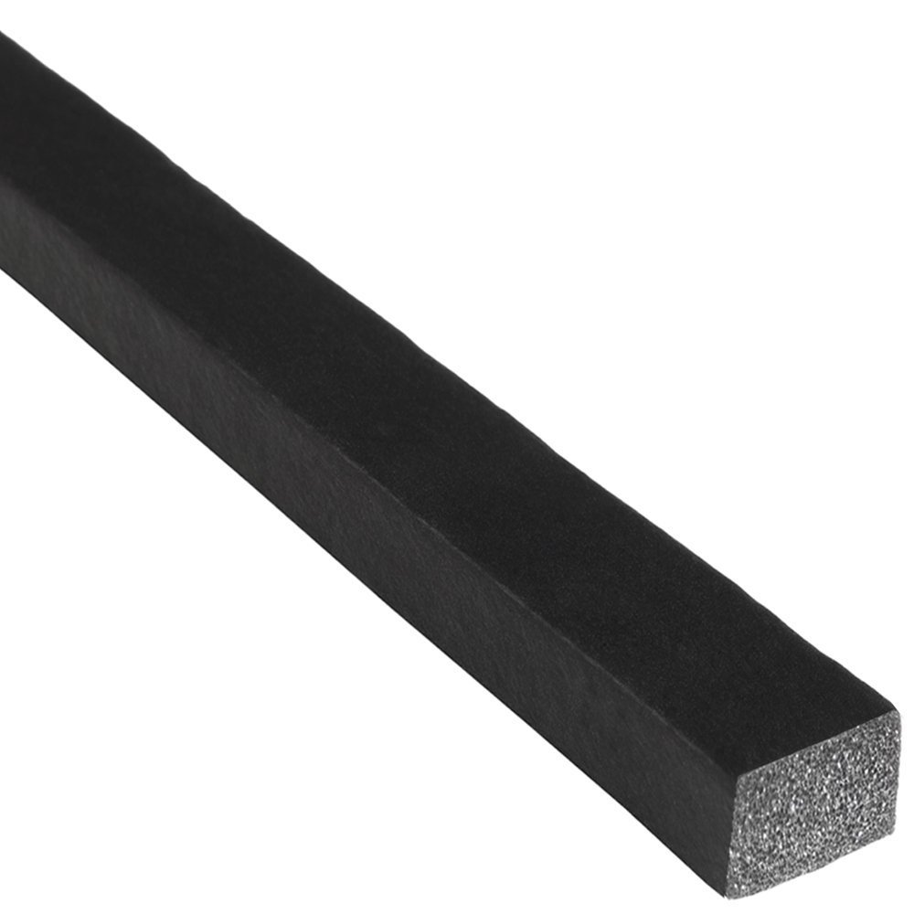 Rectangle Rubber Seal EPDM Foam Rubber Seal with High Tack  Ideal Door and Window Weather Seal  Garage Doors, Cars, Boat