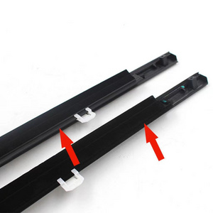 car door glass PVC lining strip window seal belt water barrier automotive outer cut waterproof rubber weather strip