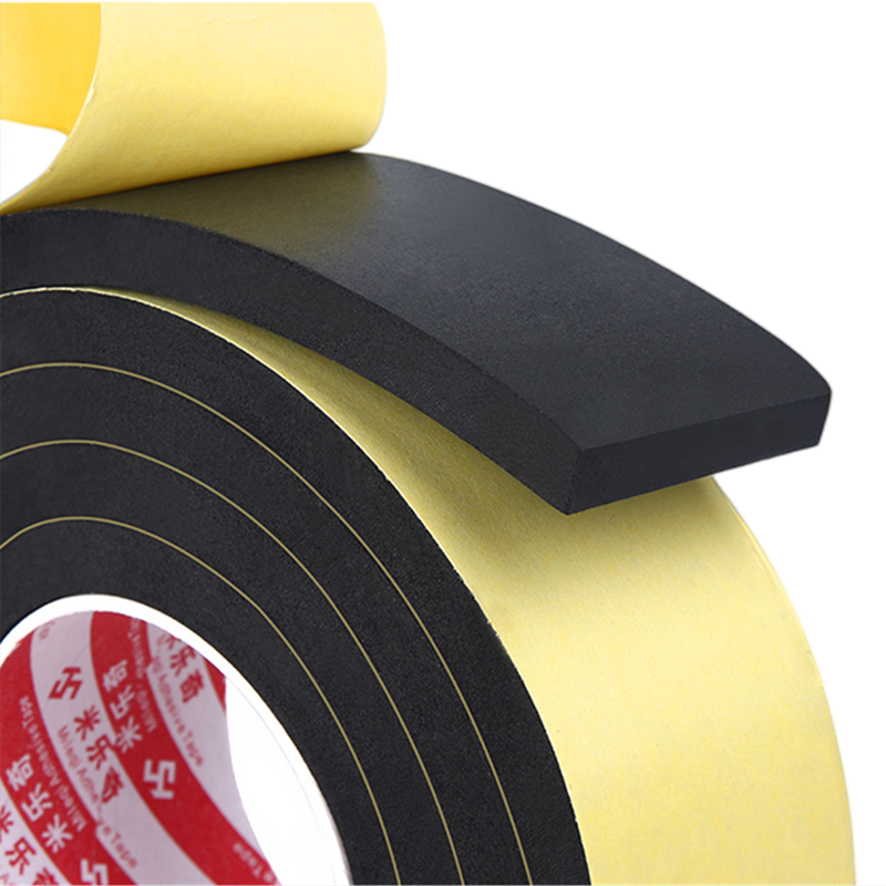 Professional standard buffer sponge double-sided foam adhesive tapes soft thermal rubber foam insulation tape for building