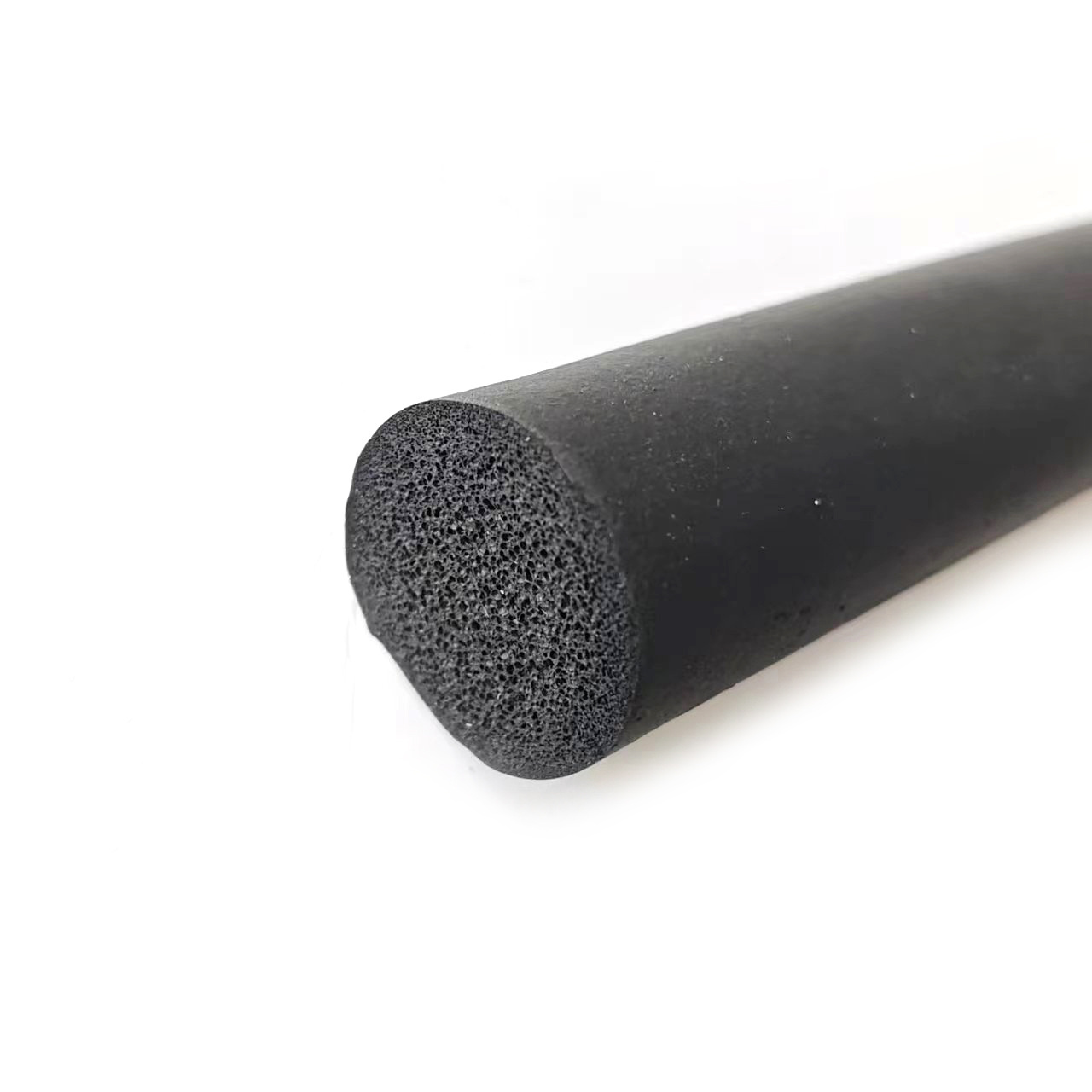 Customized EPDM rubber sponge foam extruded soft sealing strip for sound insulation and cushioning