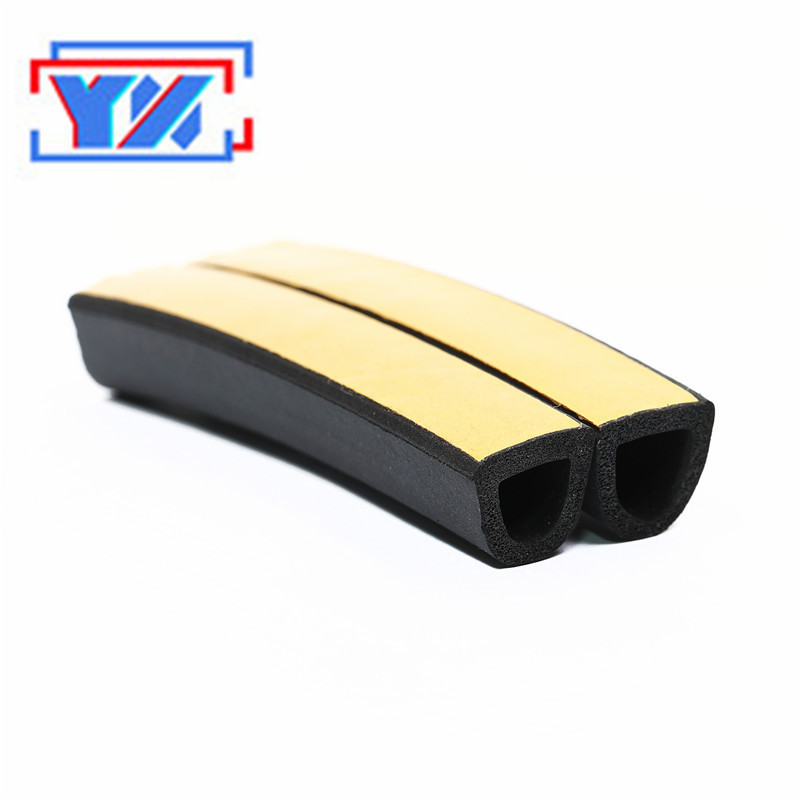 YXSY D-type self-adhesive protective foam tape, anti-collision elastic band, environmental protection rubber sealing strip