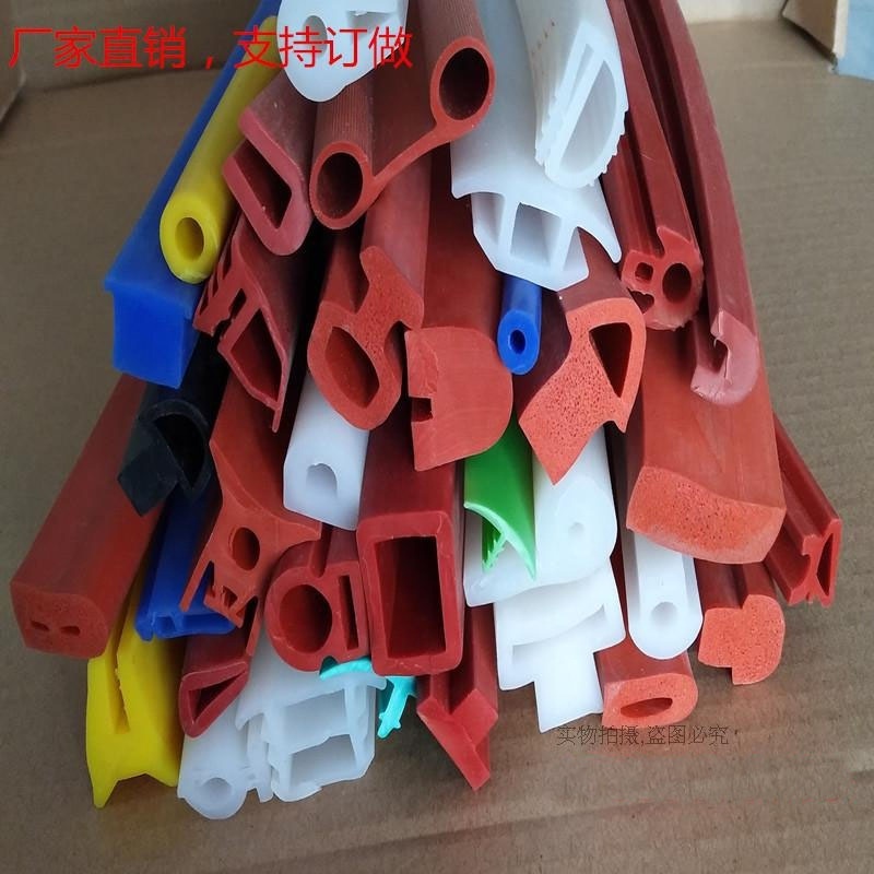 extruded silicone foam  rubber profiles seal strips