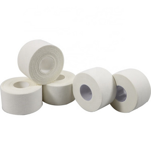 high adhesive Full Cotton High Quality white Rigid strapping sports Athletic Cloth Tape Soccer Football Tape