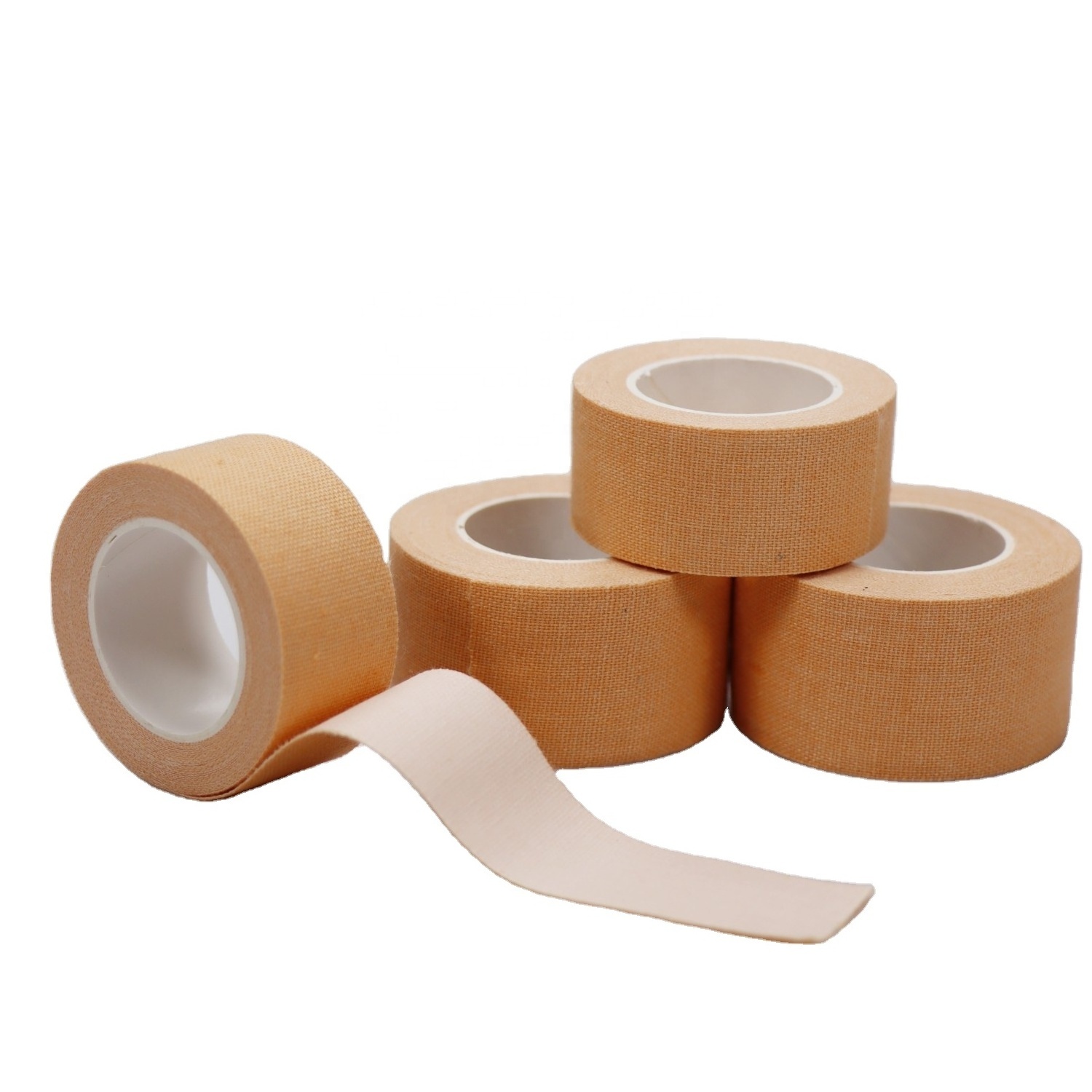 high adhesive Full Cotton High Quality white Rigid strapping sports Athletic Cloth Tape Soccer Football Tape