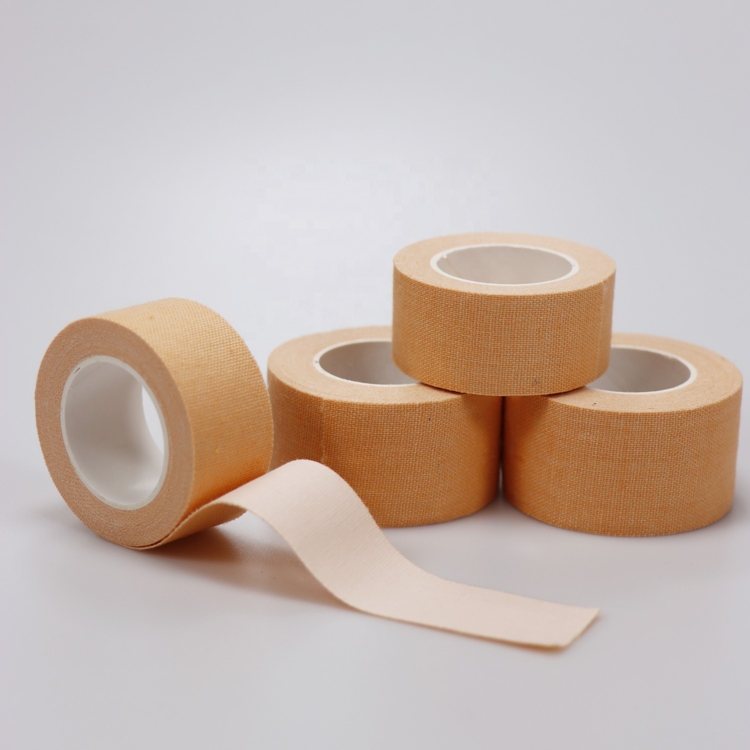 high adhesive Full Cotton High Quality white Rigid strapping sports Athletic Cloth Tape Soccer Football Tape