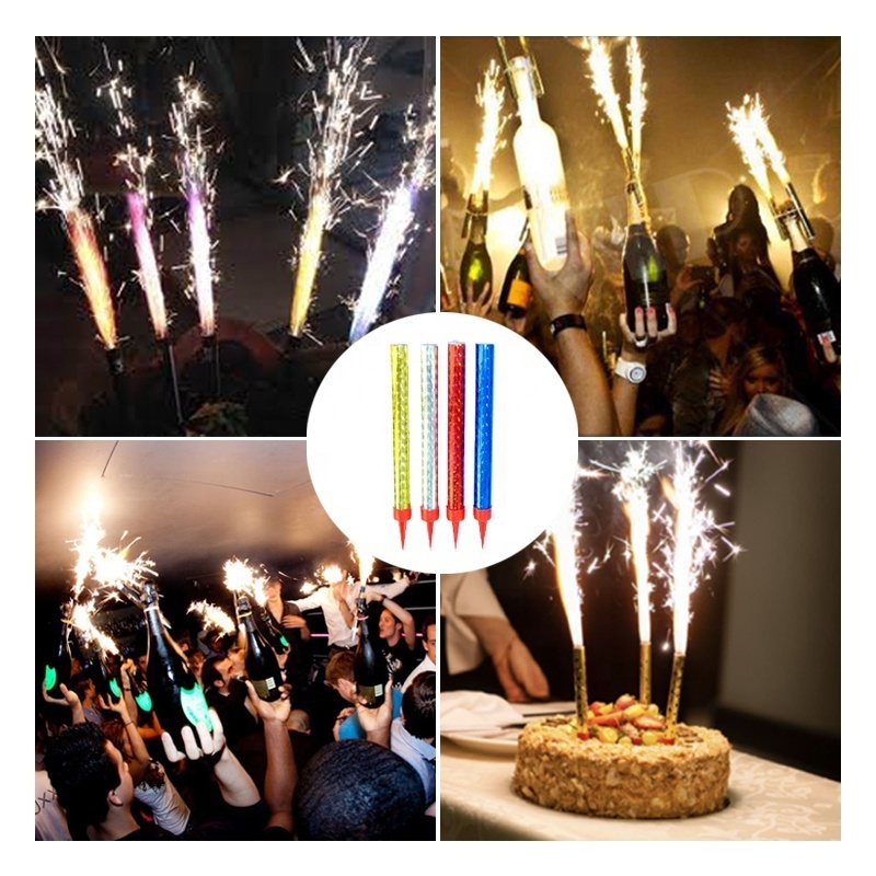 Factory 10 15 20cm Sparkler Cake Birthday Candles Fireworks Handheld Ice Fountain Sparkling For Bottle Champagne Nightclub Party