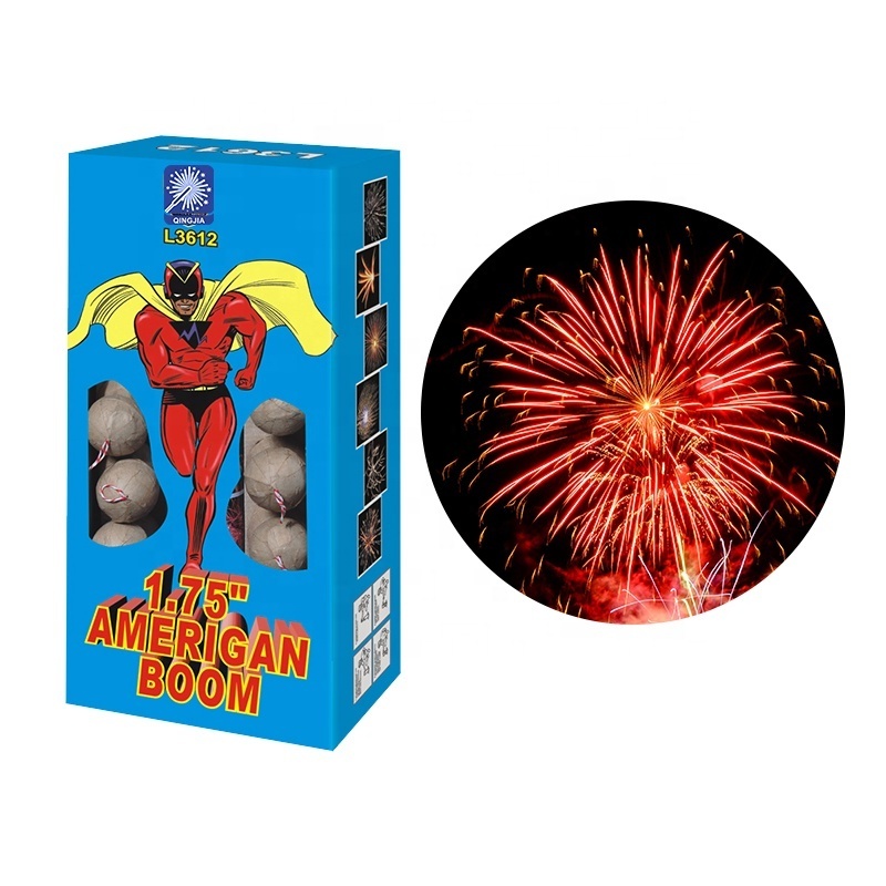 1.75 inch 5 shots zeus artillery shells fireworks