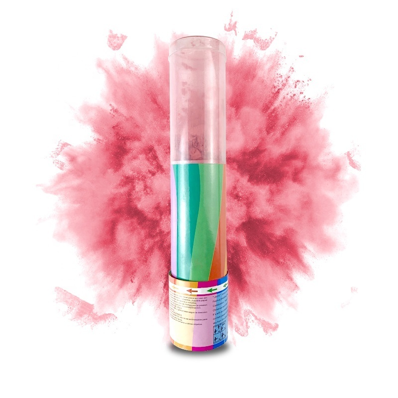 2022 For Celebration Party Popper New Holi color smoke Powder Run Shooter Confetti holi powder tube smoke confetti