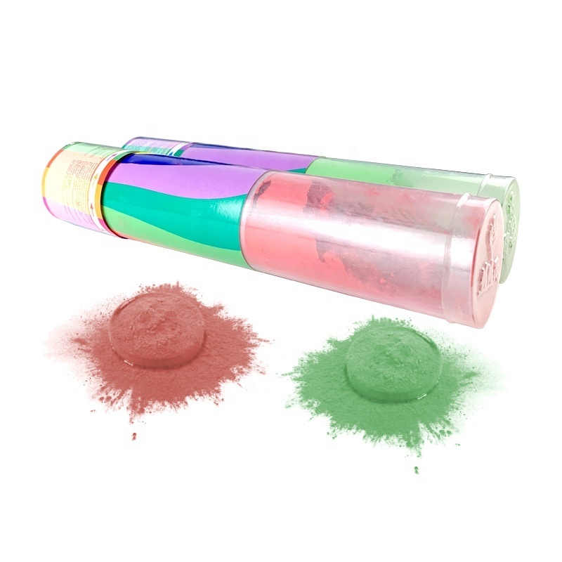 2022 For Celebration Party Popper New Holi color smoke Powder Run Shooter Confetti holi powder tube smoke confetti